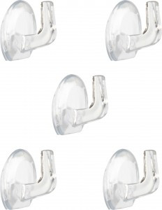 Крючки самоклеящиеся PH-04, 5шт/уп 2,5*2,2см, пластик 104943 Рыжий Кот