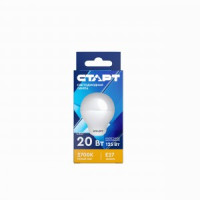 СТАРТ ECO A60 E27 20W(1600lm) 2700K 2K матов./пластик LEDGLSE27 20W30