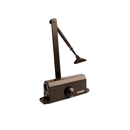 Доводчик дверной VANGER DC-65-BR коричневый (дверь до65кг, t= -30°C)   \10