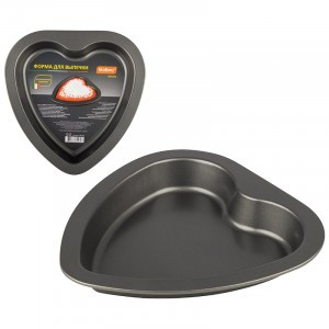 Форма д/выпечки сталь сердце 22,5*23,3*3см AMORE 107145 Mallony