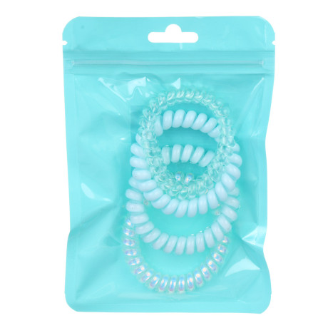 Резинки-пружинки для волос BY Русские супергерои 4шт, ТПУ, 5см, 3 сочетания