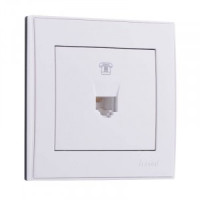 Lezard RAIN роз. телеф. СУ 1 мест. бел. (корпус PC) 703-0202-137