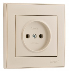 Lezard RAIN роз. СУ 1 мест. жемчужно-бел. металлик, керамика (корпус PC) 703-3030-121