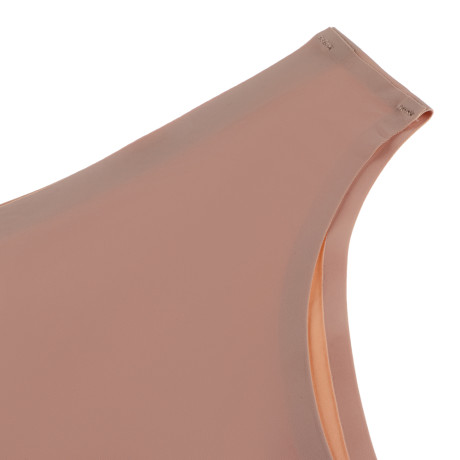 GALANTE Трусы-слипы женские бесшовные, р.44, 95%вискоза, 5%спандекс, бежевый, НБ25-10