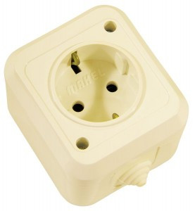 Makel роз. ОУ 1 мест. бел. (земля) IP44 18208