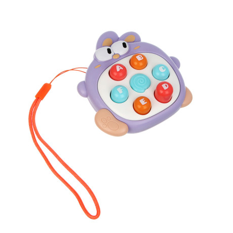 ИГРОЛЕНД Развивающая игрушка "Питомцы-кнопочки", ABS, 9,7х4х9,8см, 3 дизайна