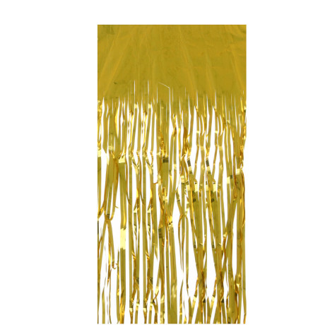 СНОУ БУМ Дождик 100х9см, ПВХ, золото, пакет, 26-339