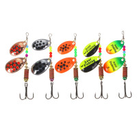 AZOR FISHING Блесна вращающаяся, &quot;Тандем&quot;, 2 лепестка, 12гр., 5 цветов