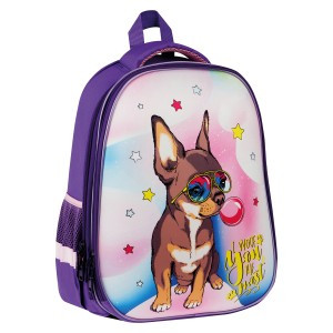 Ранец ArtSpace School Friend "Woof" 39*30*18см,2 отделения,2 кармана,анатомическая спинка Арт.347912