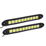 NG Дневные ходовые огни, LED 40шт, гибкий резин. корп., 260мм, 12V, белый, 2шт.
