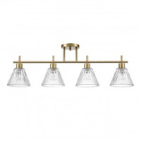 LUMION 8188/4C COMFI LN25 латунь/прозр., мет./стекло люстра E14 4x40W 220V VIVIAN