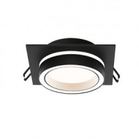 WOLTA св-к встраиваемый LUCE IP20 под лампу GX53 квадратный Чёрный 105x105x35 BL WDL-GX53/06BL-S