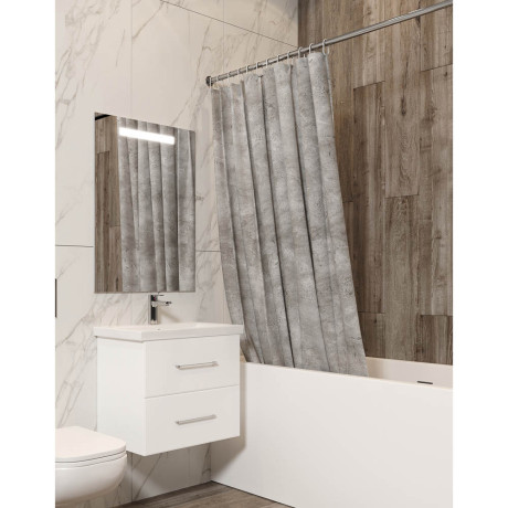 Шторка для ванной, таффета, 145x180см, ШТТФ056-21143