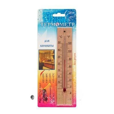 Термометр комн. деревянный ТБ-206 (блистер)