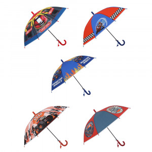 Зонт-трость, детский, POE, пластик, сплав, 50см, 8 спиц, 5 дизайнов