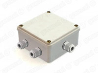 GREENEL Коробка приборная ОУ с глад. стенками 100х100х50мм, IP55, каб. вводы PG9 -5шт (40шт) GE41330
