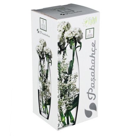 PASABAHCE Ваза Флора h26см, стекло, инд. упаковка, 43966b