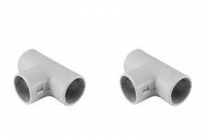 TDM тройник соед. для трубы 32 мм (10шт, цена за шт.) (10!) SQ0405-0024