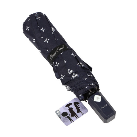 Зонт универсальный, полуавтомат, металл, пластик, полиэстер, 55см, 8 спиц, 4 цвета, 3215A