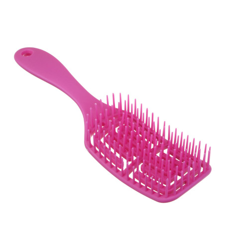 ЮНИLOOK Расческа массажная продувная, пластик, 20,5x5,5см, 4 цвета