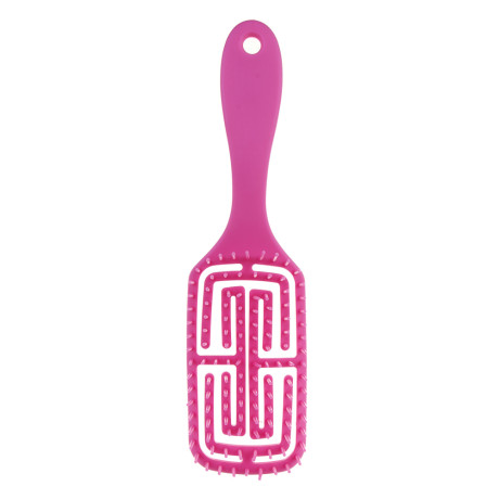 ЮНИLOOK Расческа массажная продувная, пластик, 20,5x5,5см, 4 цвета