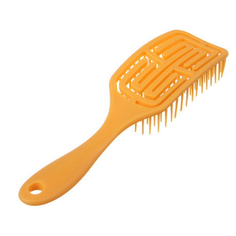 ЮНИLOOK Расческа массажная продувная, пластик, 20,5x5,5см, 4 цвета
