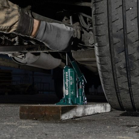 Домкрат гидравлический бутылочный, 6 т, 180-340 мм Сибртех