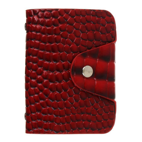 ЮL Визитница-картхолдер на 26 карт на кнопке, ПУ, 10,2х7,5х1,5см, 2 дизайна