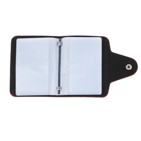 ЮL Визитница-картхолдер на 26 карт на кнопке, ПУ, 10,2х7,5х1,5см, 2 дизайна