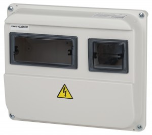 ЭРА щит (корпус) пластик ЩУРн-П 1/3 мод. 224х270х110мм, окно, IP55