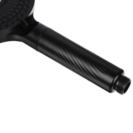 RAIN Лейка для душа, 5 режимов, 123мм, черный