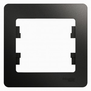 Systeme Electric GLOSSA рамка СУ 1 мест. антрацит GSL000701 (45!)