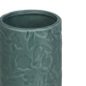 VETTA Стакан для ванной комнаты, керамика, 7x7x13 см, листья, ментоловый