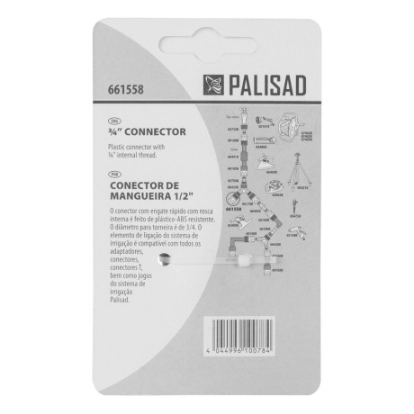 Соединитель пластмассовый быстросъемный, внутренняя резьба 3/4" Palisad