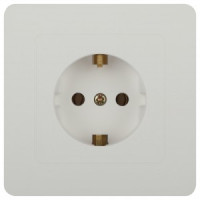 Intro Style роз. СУ 1 мест. земля, 2P+E Schuko, 16А-250В, IP20, белый 7-202-01 60619