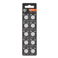 BY Батарейка AG13 (LR44) 10шт в отрывном блистере, щелочная 1.5V