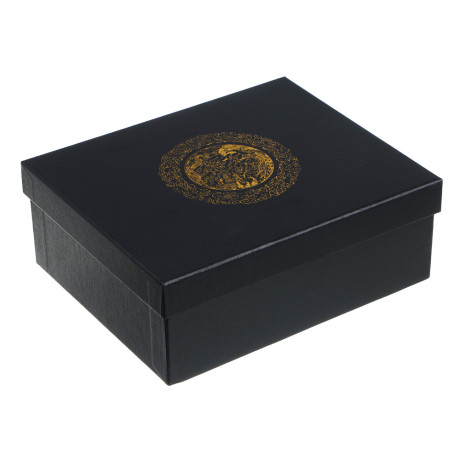 Набор стопок стеклянных Знаки зодиака 12пр, бронза