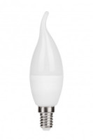 AVL PRE лампа свеча на ветру C37 E14 8W(640lm) 3000K 2K 37x124 матовая LE SVD LED 010502-0044