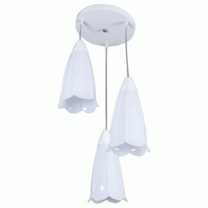 APEYRON св-к подвесной 15W 3xE27 220V белый, шнур 800мм 250x220 "Брауэр" 16-23