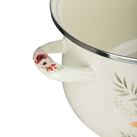 Кастрюля эмалированная VETTA Лаура, 24см, 5л, индукция