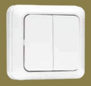 EKF Рим выкл. ОУ 2 кл. 10А белый ENV10-023-10