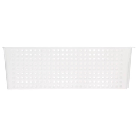 Корзинка Лофт прямоугольная 3л 297х130х96 мм белый, серый