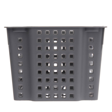 Корзинка Лофт прямоугольная 3л 297х130х96 мм белый, серый