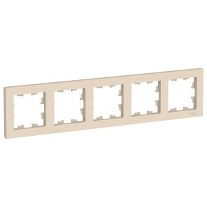 Systeme Electric AtlasDesign рамка СУ 5 мест. беж. ATN000205 (5!)