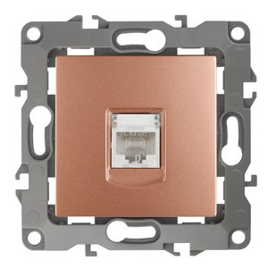 ЭРА 12 мех. роз. комп. СУ 1 мест. RJ45, медь, автоклеммы 12-3107-14 4634