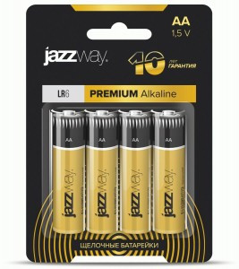 Э/п Jazzway PREMIUM Alkaline LR6 BL4 (480!)