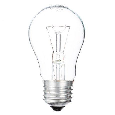 Лампа накаливания с прозрачной колбой Е27 60Вт Эра, 230В, в гофре