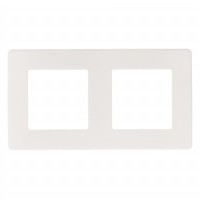 ЭРА 12 рамка СУ 2 мест. САТИН, бел. 12-5102-01 8243