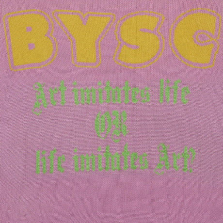 Свитер "BYSC", унисекс, розовый, разм.M