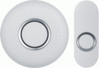 Navigator звонок беспр.300м 58мелодии с кнопкой IP55 белый O85х66,5/32х17х87 NDB-D-AC14-B-WН 95222